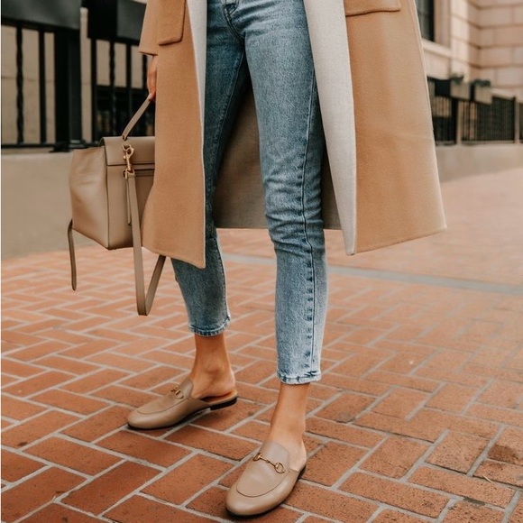 Gucci Women’s Pre-Owned Princetown Loafer Mule Leather Cream Size 39 - Picture 2 of 12